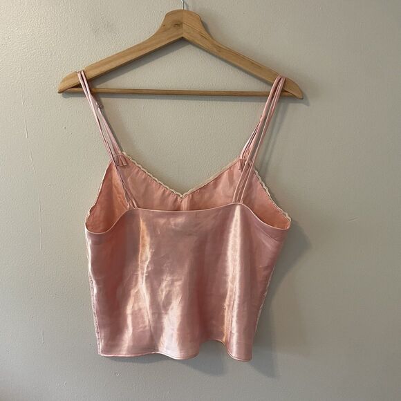 Victoria’s Secret Gold Label Lace Baby Pink Tank Sz M - Picture 5 of 5